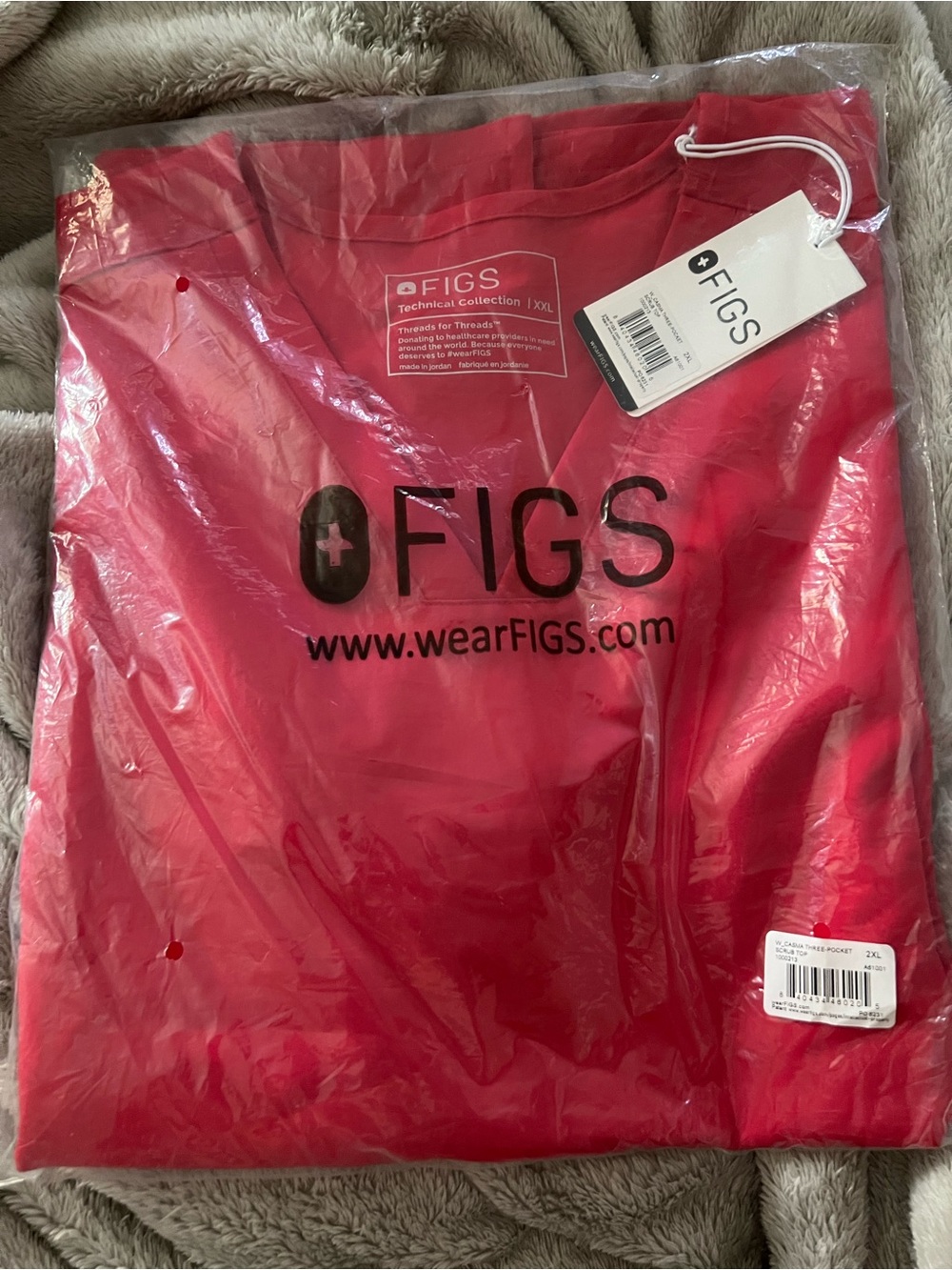 Figs Casma Scrub Top 2XL